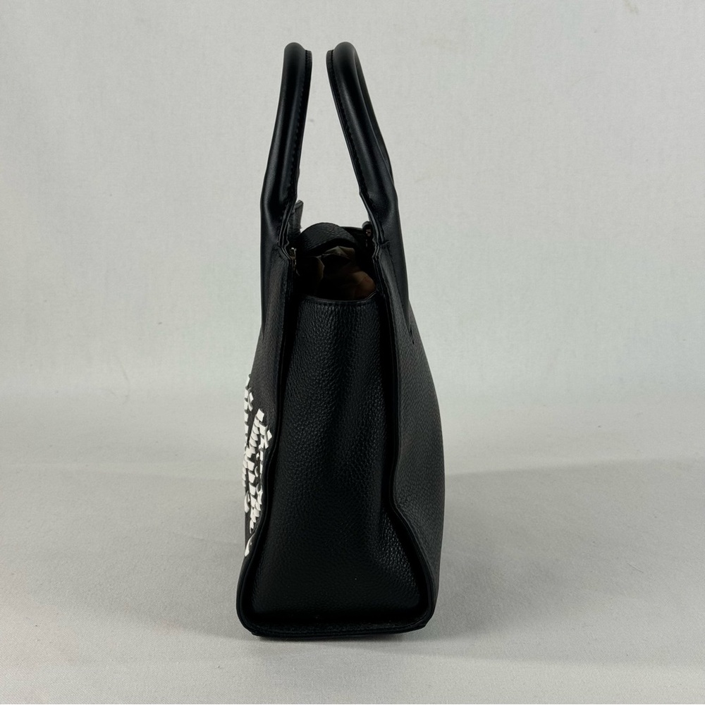 Kate Spade New York Flynn Street Small Meriwether Satchel Black Leather WKRU5488 - Picture 5 of 14